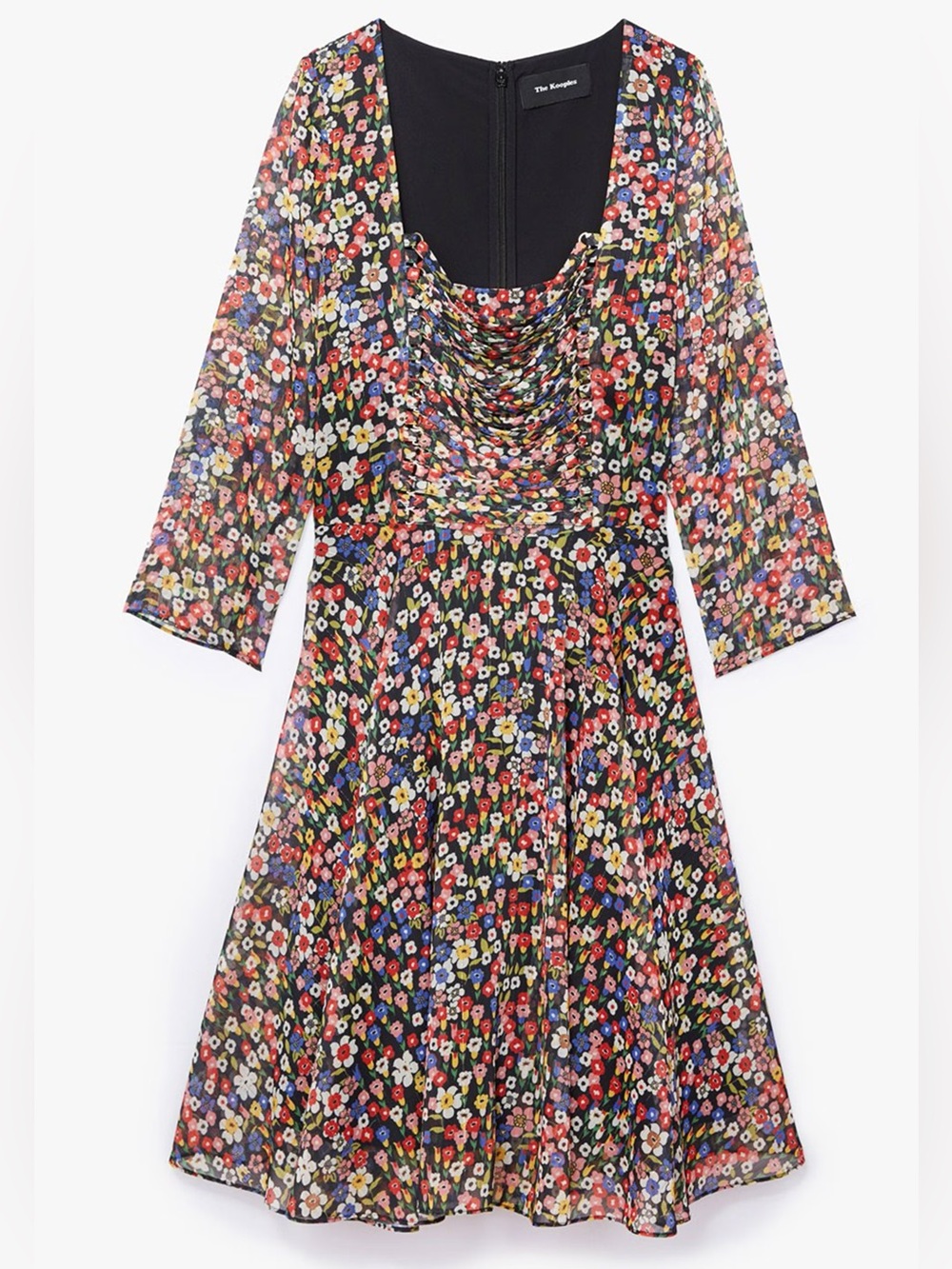 The Kooples Multicolored Chain Floral Dress